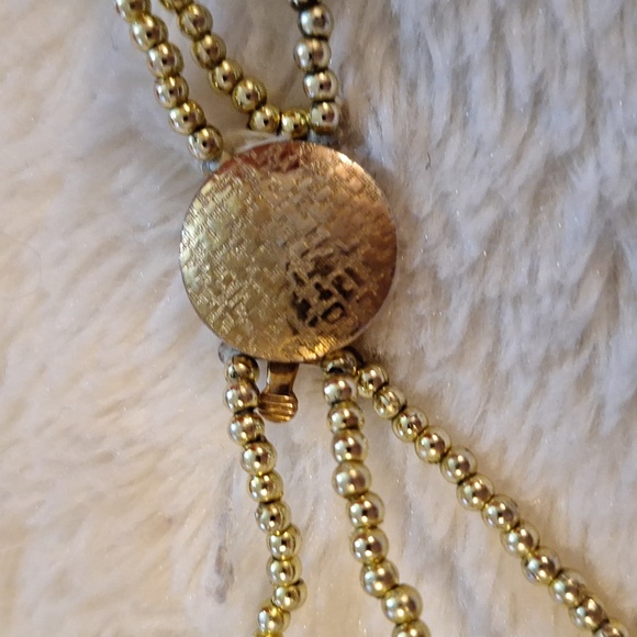Cleopatra neck embleshed with stone scarabs necklace - Picture 3 of 4